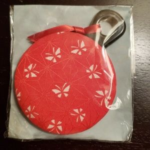 Kimono patterned mirror in case